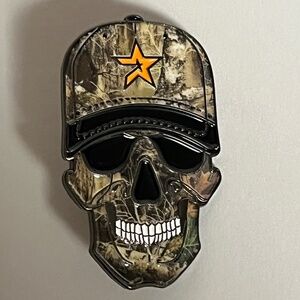 Houston Astros Camo Skull Hat Pin Pins Streetwear Hats Bag Fitted New Era